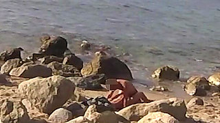 Strangers Caught My Wife Touching and Fucking My Big Cock on a Public Nude Beach - Real Amateur French - Misscreamy