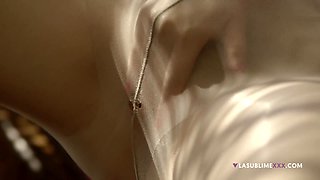 Valentina Nappi's Sultry Solo Unveils Pantyhose Charm