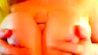 Big-Titted Romanian Granny Plays with Sex Toy on Webcam