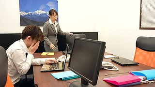 Aunt Female Boss And Overtime Sex Creampie Office Emiko Sugioka