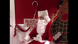 Kitty Marie Gets a Big Hard Cock From Santa Claus