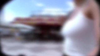 Beach Sex with the Dildo