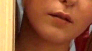 Stepdaughter Masturbates While Watching Stepdad Fuck the Maid