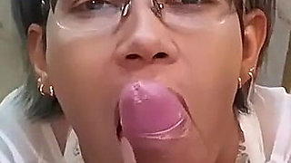 I Love Swallowing My Stepson's Cum. When My Cuckold Husband Is at Home.