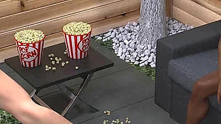 According to Sofia Blondie Makes Her Boyfriend Hard by Telling Him What She Did with His Friends by the Pool Ep 9