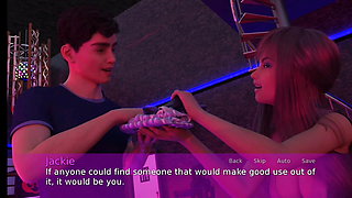 Hardcore Anal Sex With My Anal Virgin Girlfriend in nightclub - 3D Hentai Animated Porn With Sound - F.I.L.F.