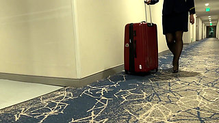 The Cold Sexy Goddess Stewardess Is a Fat Buttocks Meat Pot That Can Be Trained in Private