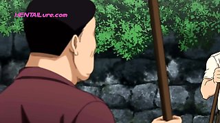 HENTAI Teacher Taken by Villagers in a Dark Forest Ritual