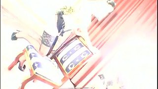 Great looking brunette pounded in her pussy