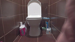 A Home Camera Watches My Wife in the Toilet, Kitchen, and Bedroom. Fetish Compilation. PAWG.