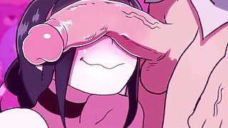 Step-bro cum twice while fucks his hot step-sis in highs