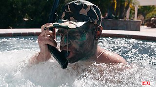 Gorgeous porn MILF gangbang xxx mind-boggling movie