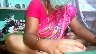 Tamil aunty wonderfully blowjob with house wonder coock