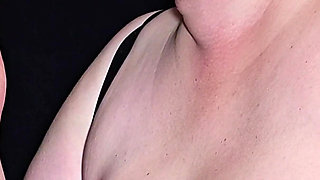 MILF with Big Natural Tits Offers Blowjob