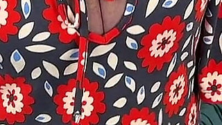 Mrs Mature Feet Stripping Down to Her Big White Granny Pants 424