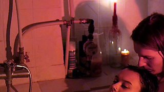 SMALL TIT BRUNETTE TATTOOED TEEN GIRLFRIEND CAUGHT IN SHOWER