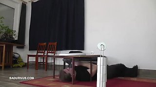 Amateur Mistress Amy Douxxx Peeing in Slave's Mouth - Human Toilet Femdom Humiliation