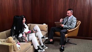 Coed Duo with a Sex Toy Fetish Gets Big Cock on Therapy