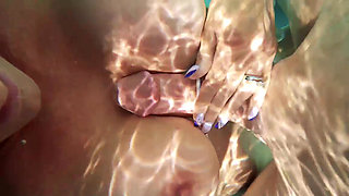 Rough underwater sex pleasures in the swimming pool for Sofie Marie