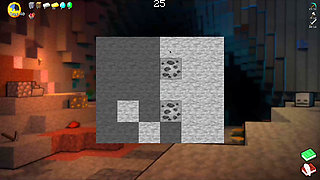 HornyCraft Minecraft Parody - Steve Gets Sloppy Deepthroat Blowjob from Jenny for a Diamond