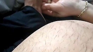 Stepmom handjob Indian stepson big dick in bed with step sister