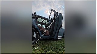 Sex At The Beach Front With Car 발정난 국산 커플 해변가 카섹스