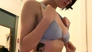 Beautiful brunette in sexy solo fingering masturbation 2 wmv