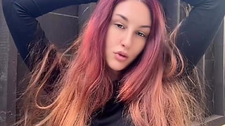 Italian big tits Milf Artemisia Love long hair fetish outdoor