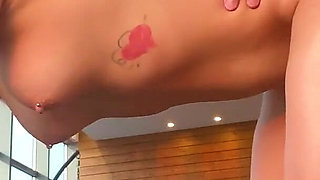 A Young Slut Fucks a Client in a Sauna and Gets a Big Cumshot on Her Face