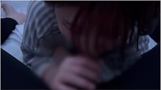 Erotic Girlfriend With Cock In Her Cheeks Even When Shes Riding On Her Face