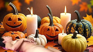 Hot Sex Halloween Picnic with Garabas and Olga