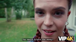 Cheating Redhead Charlie Dean Blowjob Outdoor POV Sex with Big Cock