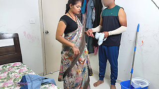 Due to the Sealed Pussy, the Ass-komal's Husband's Cleaning Woman.