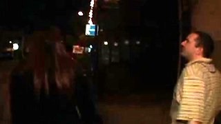 Damn hot blonde amateur into public sex