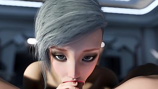 Meta Orbit Best Deepthroat Assfuck in Space Cumshot