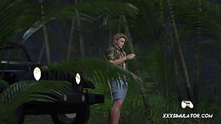 Lara Croft Moans in Intense NTR Scene