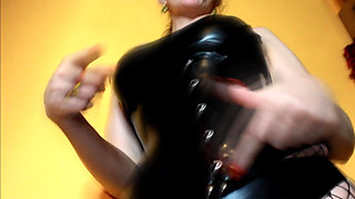 Facefuck Femdom Milf Eva Latex Dominatrix Fetish Goddess Mistress Slave Rubber Big Ass Lick Pussy