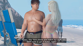 My Wife Got Fucked by Her Boss on the Beach