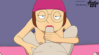 Family Guy Meg FULL VIDEO Riding CREAMPIE Crossover Rick and Morty