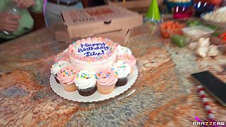 Lily's Epic Birthday Gangbang With Mick Blue, John Strong, Eddie Jaye, Vince Karter, Will Pounder, Mazee The Goat, Alex Mack, Abigaiil Morris, Lily Lou - Brazzers