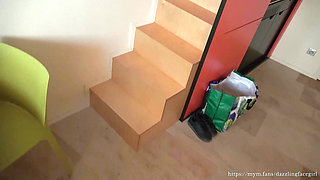 Caught Jerking Off by My Roommate - She Got So Wet She Had to Get Fucked Hard