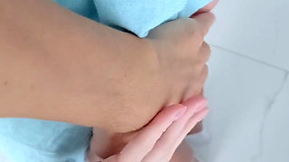 Hot Stepsister Tease Me and Allows Me to Cum in Her Panties Before Date with Her Boyfriend