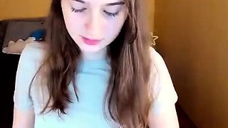 Brunette Solo Webcam Masturbation