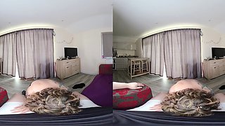 Wonderful fat mom VR amazing porn video