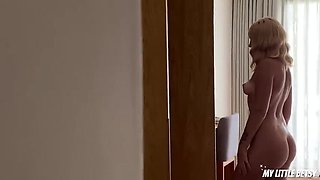 Postman Caught Peeking! Horny Naked Housewife Rides Him Cowgirl Style