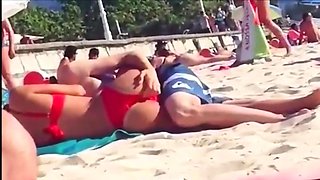 Swinger Outdoor Beach Gang bang Public Sex Part Ii