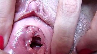 Big Clit Pussy Close-Up - Object Insertion Fetish Compilation with Cutieblonde