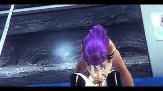 Lol Kda Hentai - Evelynn Futa & Kaisa Jerkoff Fucking- Japanese Asian Manga Anime Game Porn