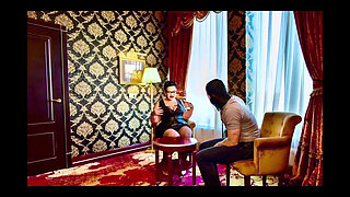 The Plot Is Full of Photos. the Boss Called Her Employee to the Office..