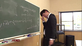 Intense Japanese student craves passionate fucking action